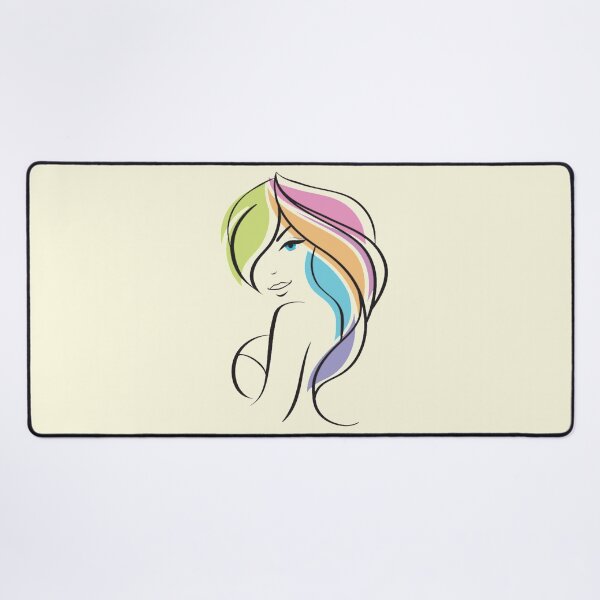 Item preview, Beautiful Woman With Colored Hair designed and sold by Benn-IA.