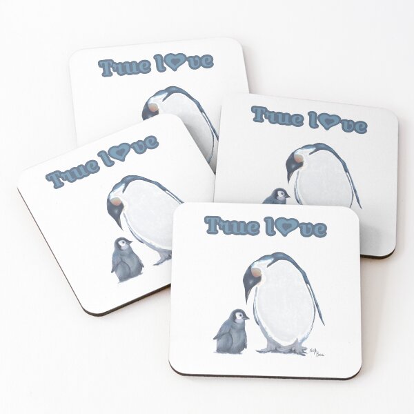 Item preview, True love- penguin love quote designed and sold by NathBros.
