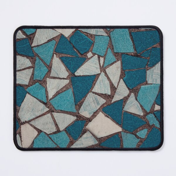 Item preview, Blue and White Mosaic Tile designed and sold by tee4shirt.