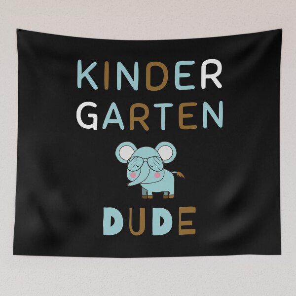 Item preview, Kindergarten Dude - Elephant with Eyeglasses - Gift for Son designed and sold by CactusFamily.
