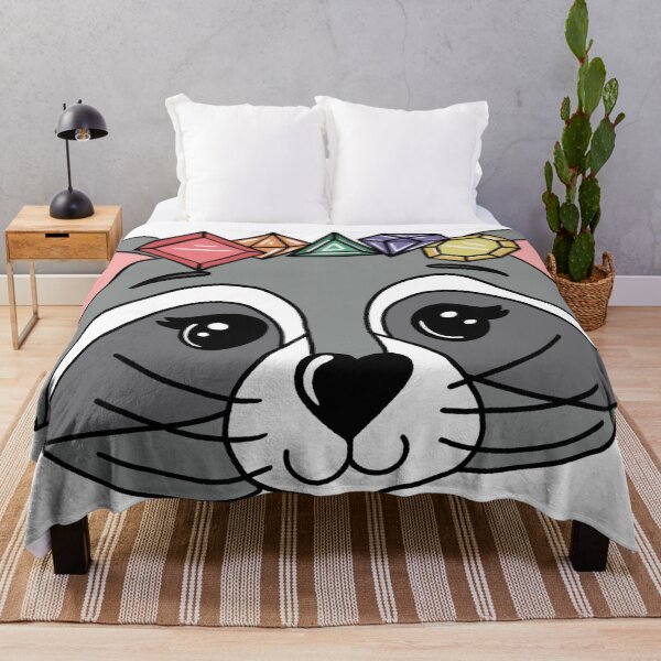 Item preview, Racoon with Gems designed and sold by MammaPanda.