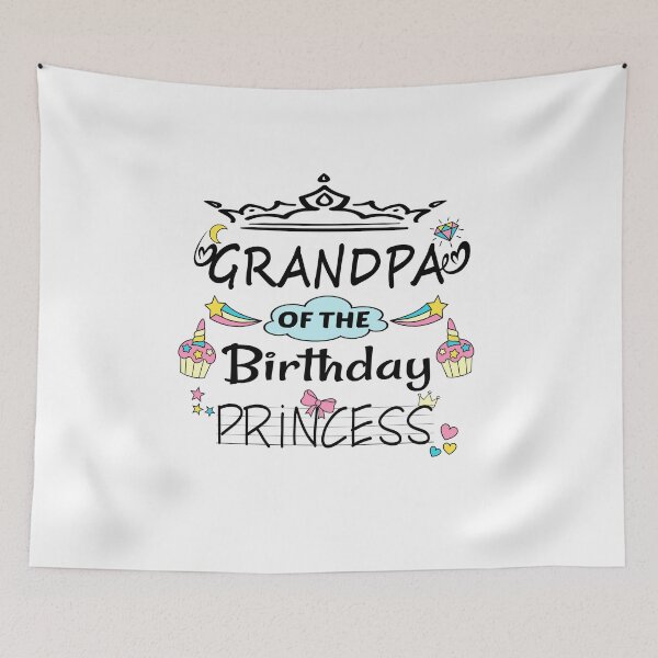 Item preview, Grandpa Of The Birthday Princess  designed and sold by fouadwin.
