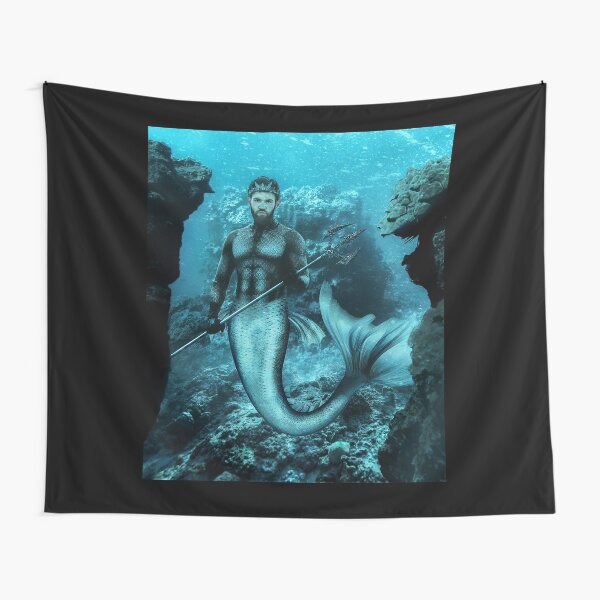 Item preview, Majestic Merman, Mythical Creature, Mermaid designed and sold by Your Favorite Shop.