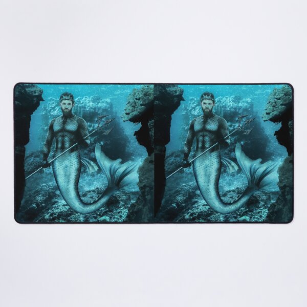 Item preview, Majestic Merman, Mythical Creature, Mermaid designed and sold by Your Favorite Shop.