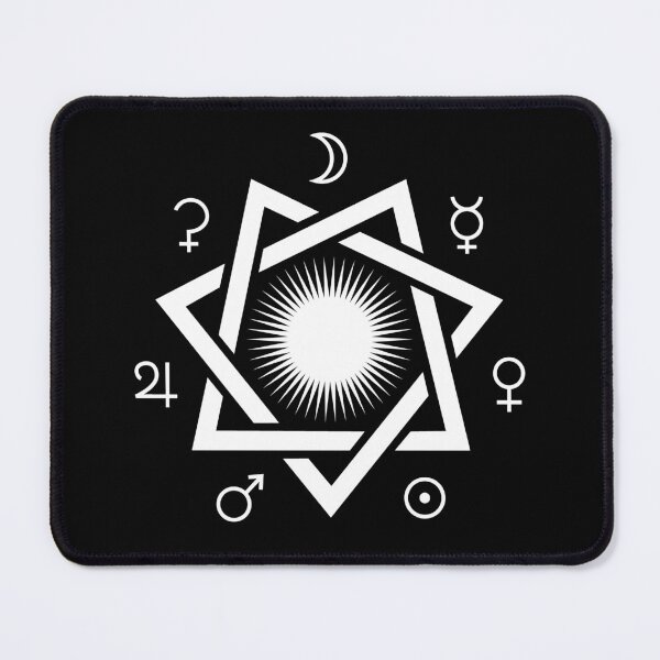 Item preview, Star Planet Signs Heptagram  designed and sold by SpreadForSatan.