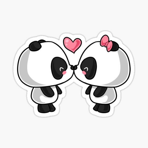 Kiss Panda Kawaii