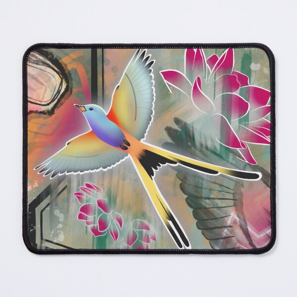 Item preview, Abstract Flycatcher Swallowtail Bird designed and sold by Yellow-Finch.
