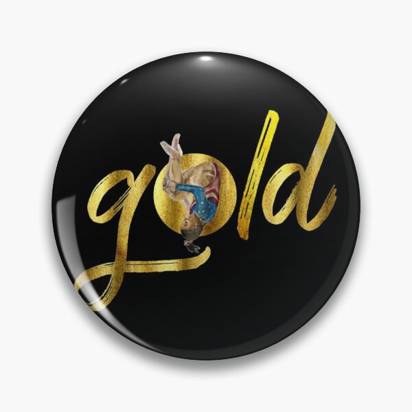 Item preview, Gold Simon Biles Gold Simon Biles designed and sold by lmeioLanthy.