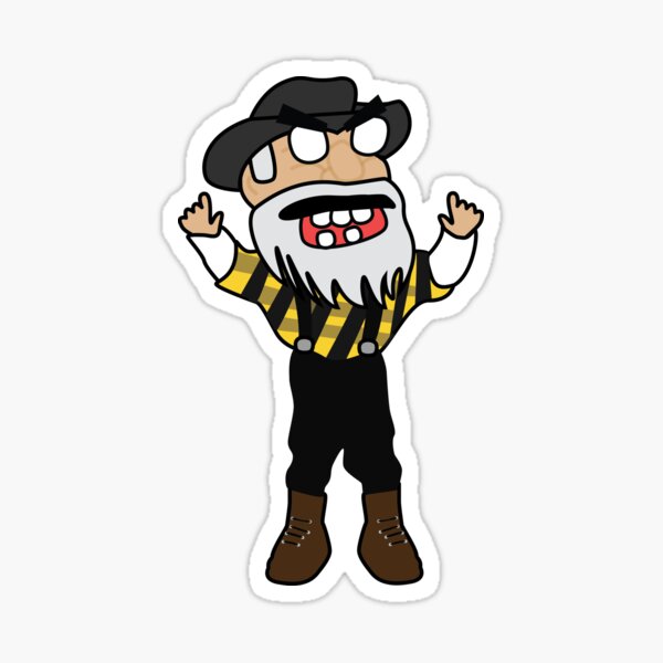 angry zombie yosef Sticker