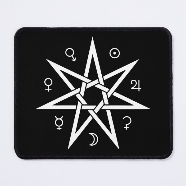 Item preview, Planet Signs Heptagram designed and sold by SpreadForSatan.