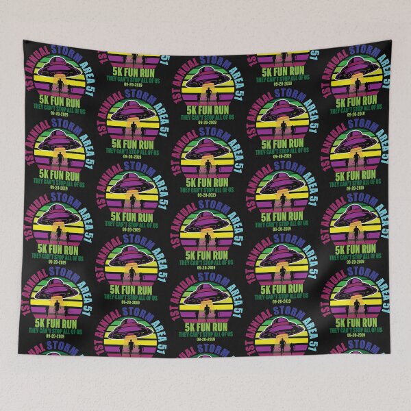 Item preview, 1ST ANNUAL AREA 51,5K FUN  RUN , THEY CANT  STOP ALL OF  US designed and sold by RIGHTCHUS.