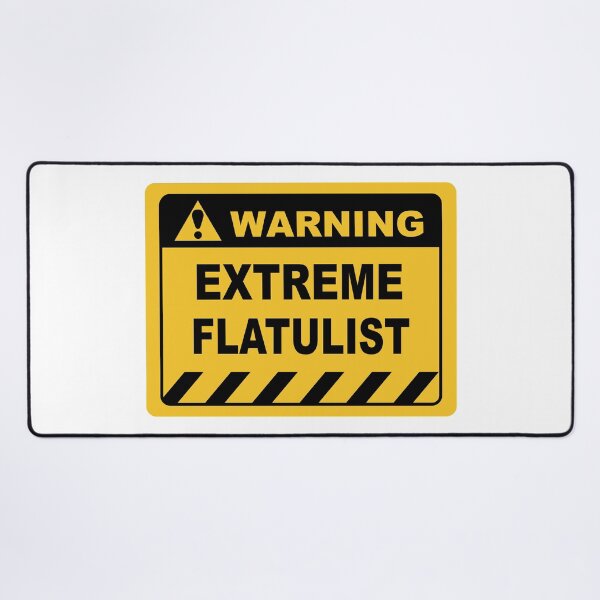 Item preview, Human Warning Sign EXTREME FLATULIST Sayings Sarcasm Humor Quotes designed and sold by ColorMeHappy123.