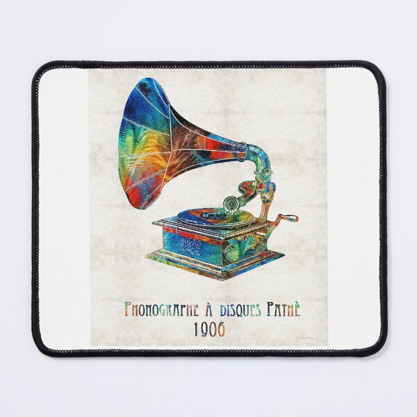 Item preview, Colorful Phonograph Art by Sharon Cummings designed and sold by Sharon Cummings Art.