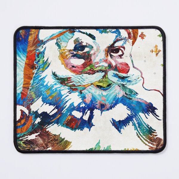Item preview, Colorful Santa Art by Sharon Cummings designed and sold by Sharon Cummings Art.