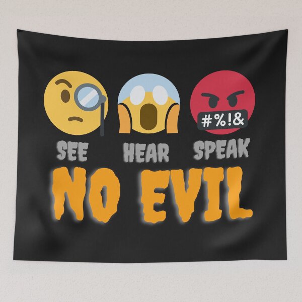 Item preview, See No Evil, Hear No Evil, Speak No Evil  designed and sold by Teez Designer.
