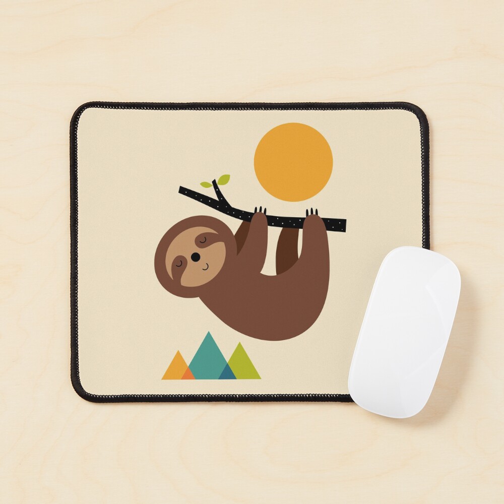 Keep Calm And Live Slow Mouse Pad