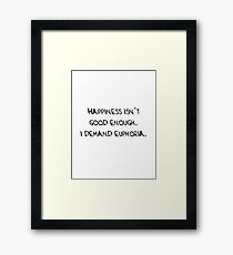 Euphoria Framed Print
