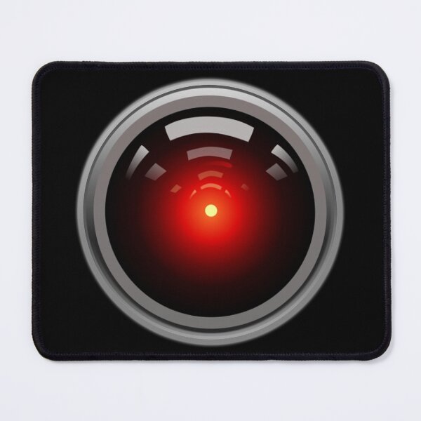 Artificial Intelligence. HAL 9000. AI. Computer Eye. Mouse Pad