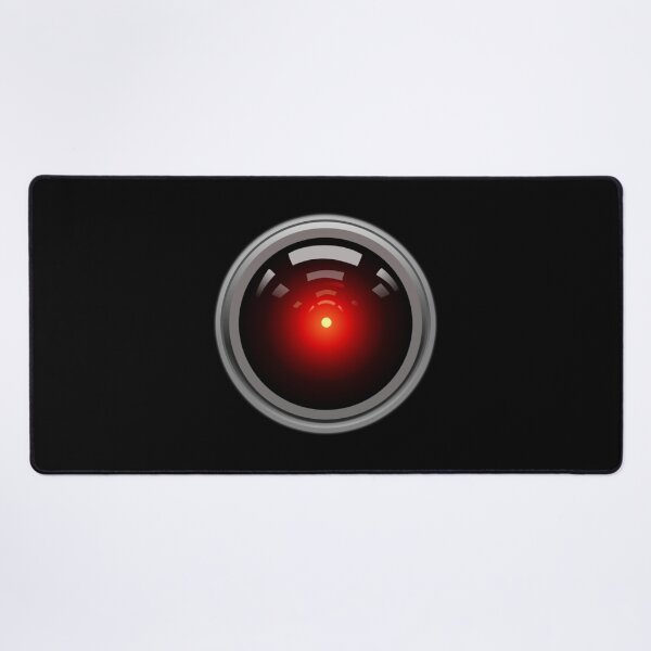 Artificial Intelligence. HAL 9000. AI. Computer Eye. Desk Mat