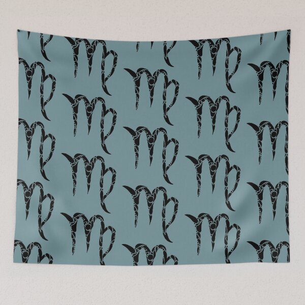 Item preview, VIRGO Zodiac Sign - Hand drawn Ink Design designed and sold by TaltalimDesign.