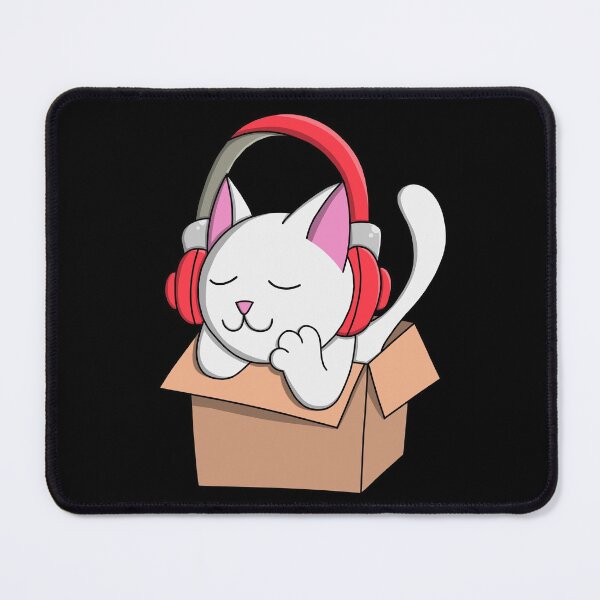 Item preview, Headphone Cat in Box designed and sold by palaco210.