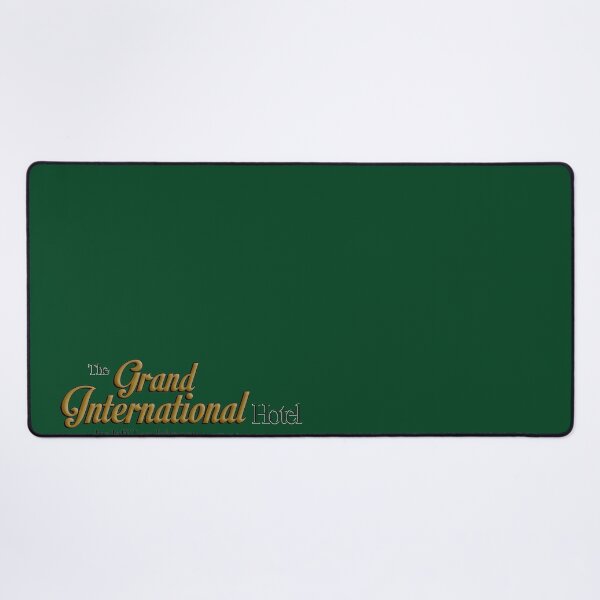 The Grand International Hotel by Jeff Lee Johnson Official Souvenirs Desk Mat