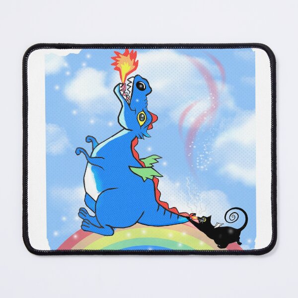 Item preview, a Fire dragon and a black cat designed and sold by Shirley cute art .