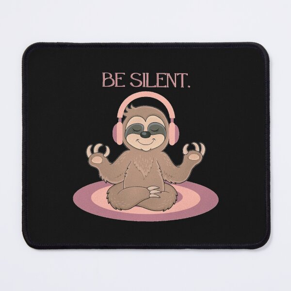 Item preview, Be Silent (Meditating Sloth) designed and sold by dmbdana.