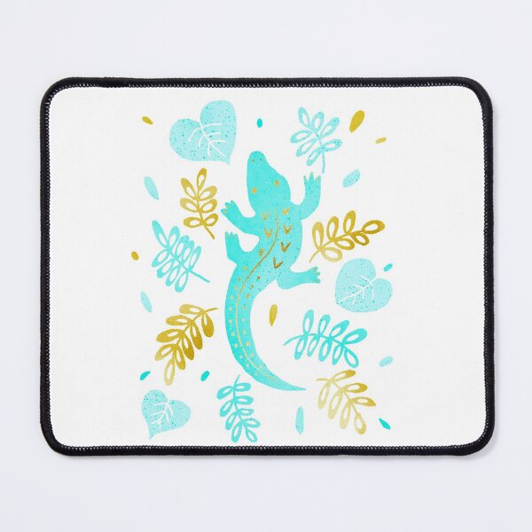 Item preview, Turquoise crocodile designed and sold by Home Cyn Home.