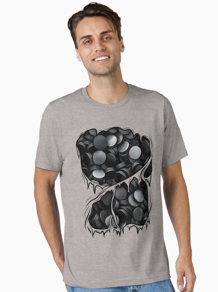 Ice Hockey Player Pucks Inside Athlete Halloween Costume Essential T-Shirt