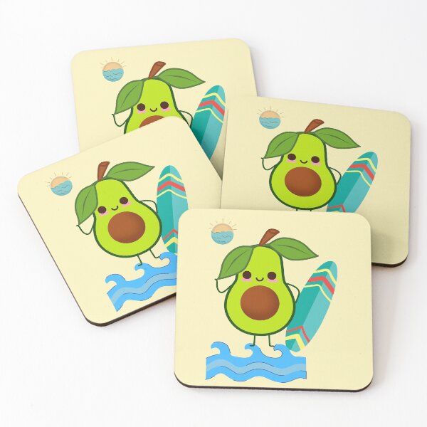 Item preview, Funny Avocado Surfing designed and sold by Eman4design.