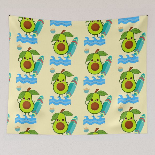 Item preview, Funny Avocado Surfing designed and sold by Eman4design.