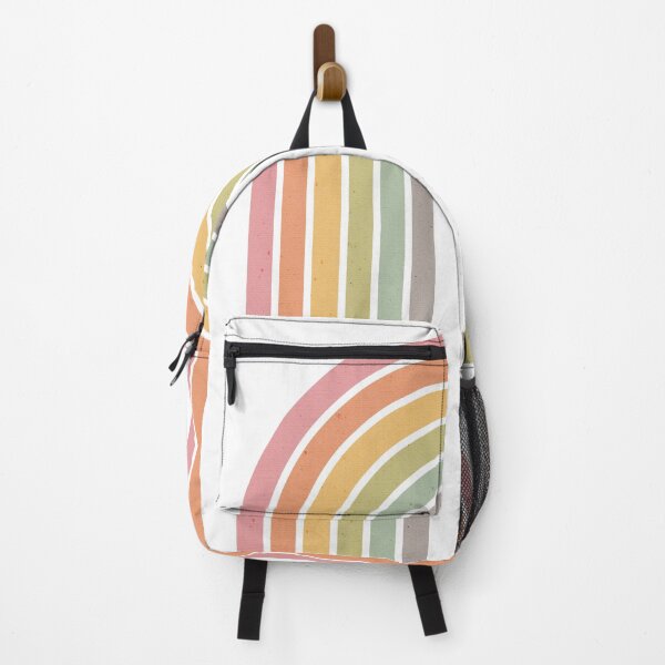 Vista previa del artículo con la obra «Arcoiris sobre blanco», diseñado y vendido por cafelab.