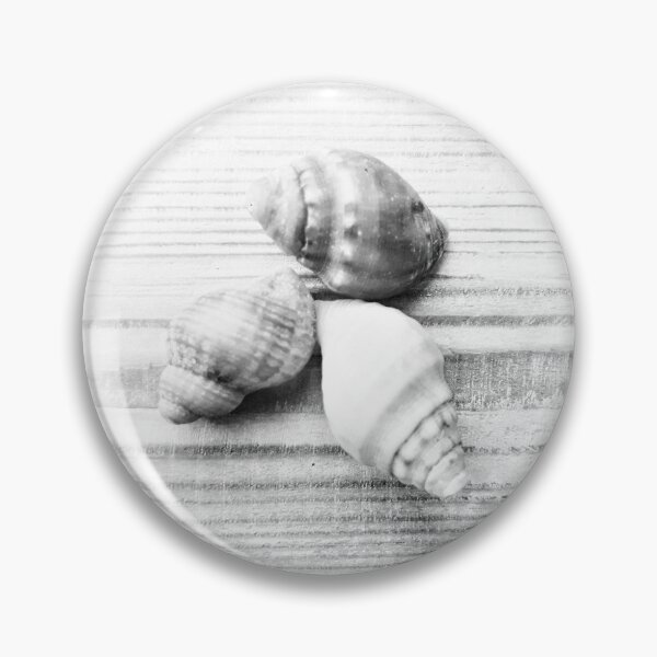 Item preview, Seashells White and Grey Three designed and sold by Beachy.