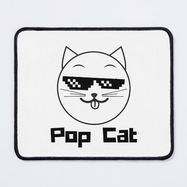 Item preview,  Pop Cat Click Meme - Funny designed and sold by CreativeMansion.