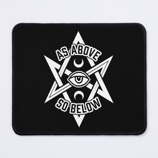 Item preview, As Above So Below Unicursal Hexagram designed and sold by SpreadForSatan.