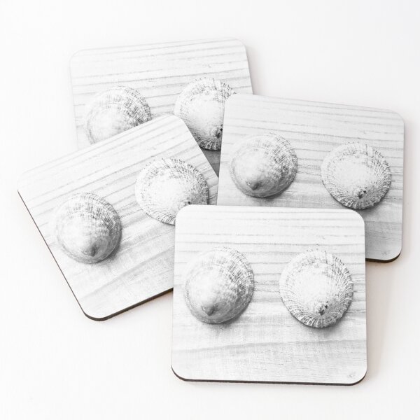 Item preview, Seashells Grey and White Two Together designed and sold by Beachy.