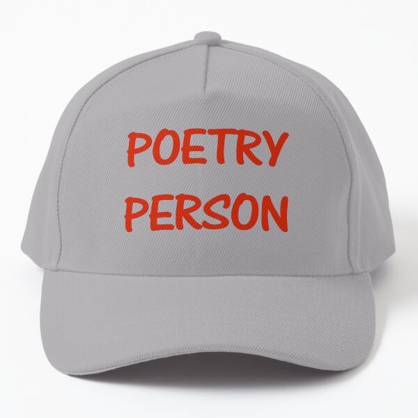 POETRY PERSON Baseball Cap