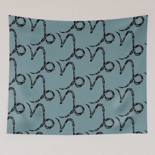 Item preview, CAPRICORN Zodiac Sign - Hand drawn Ink Design designed and sold by TaltalimDesign.