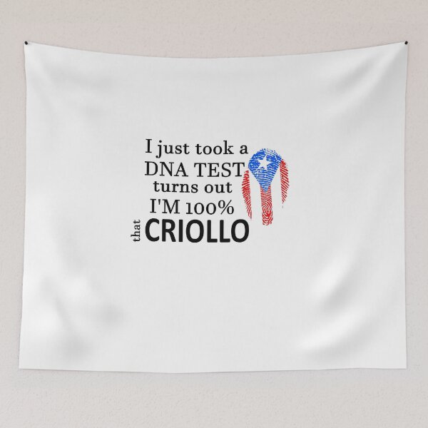 Item preview, Me acabo de hacer una prueba de ADN y resulta que soy 100% criollo puertorriqueño Latino Huella digital Español Latino Regalo Latina Español Criollo Hispano designed and sold by LusterCraft.