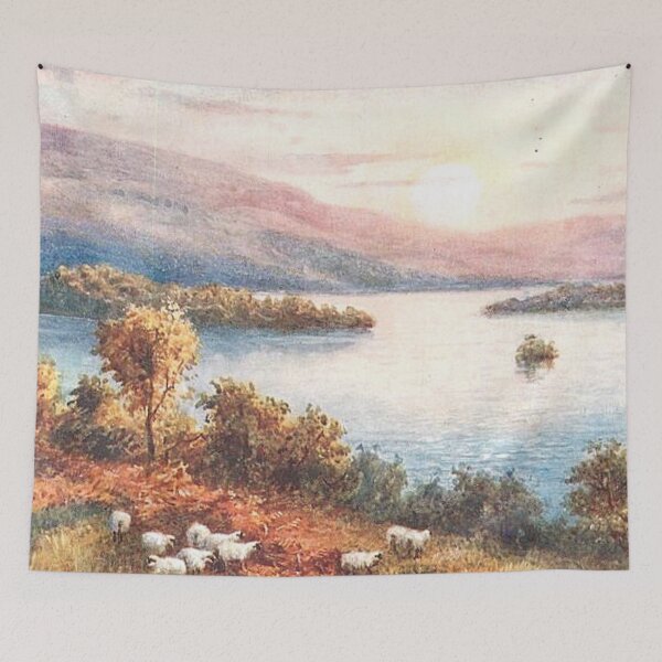 Item preview, Vintage Illustration of Loch Ard, Stirling designed and sold by yourscotland.