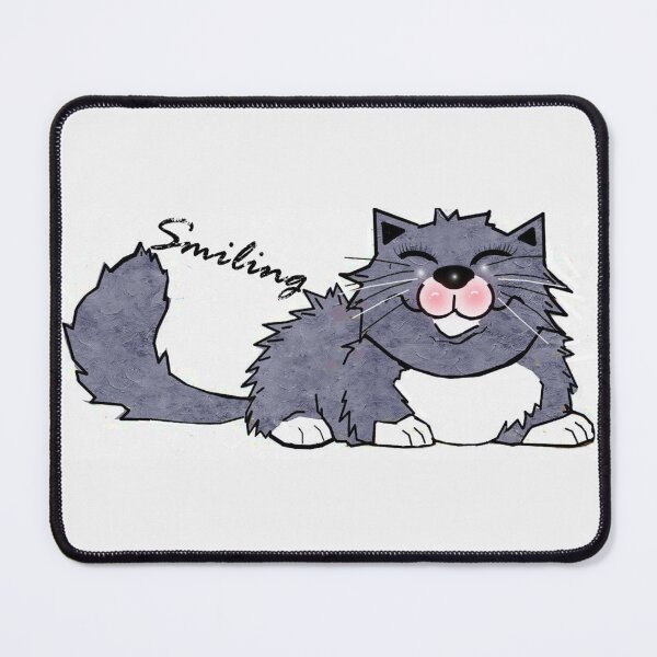 Item preview, Smiling cat designed and sold by Shirley cute art .