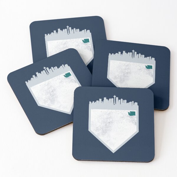 Item preview, Retro Seattle Baseball Home Plate Skyline designed and sold by toutwearapparel.