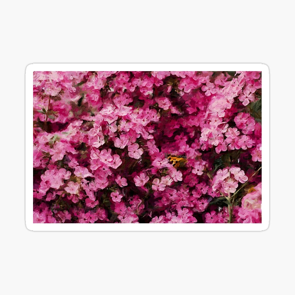 Flower On Wall Decor | Pink Jasmine Plant