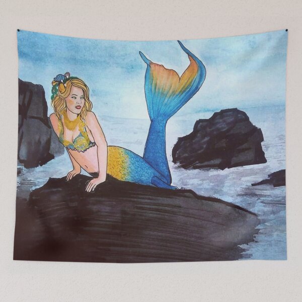 Item preview, Original Mermaid designed and sold by LataArtStudio.