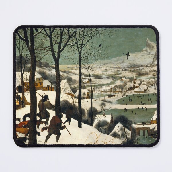 Item preview, HUNTERS IN THE SNOW Winter Landscape by Brueghel The Elder designed and sold by BulganLumini.