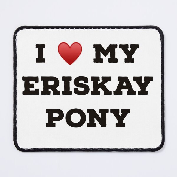 Item preview, I Love My Eriskay Pony designed and sold by Yviemakes.