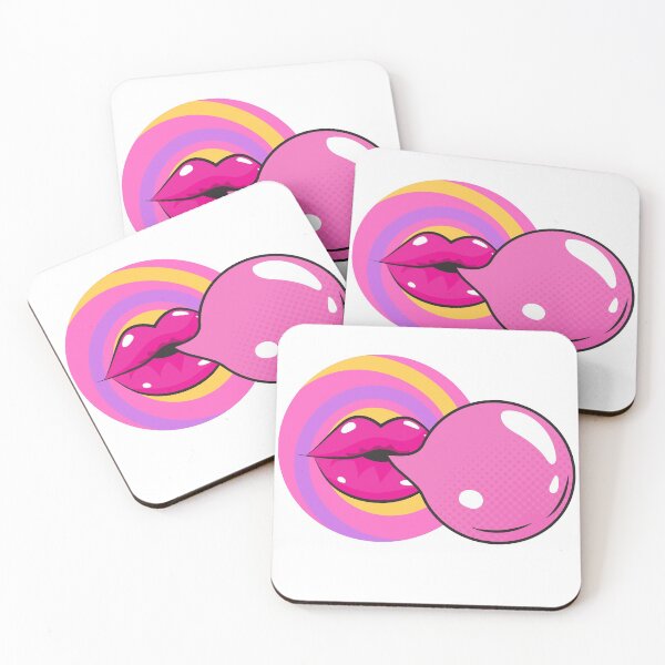 Item preview, BUBBLE GUM KISSES! designed and sold by Glow & Grit – a mix of softness and edge.