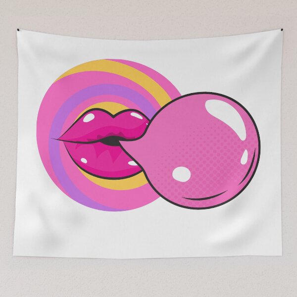 Item preview, BUBBLE GUM KISSES! designed and sold by Glow & Grit – a mix of softness and edge.