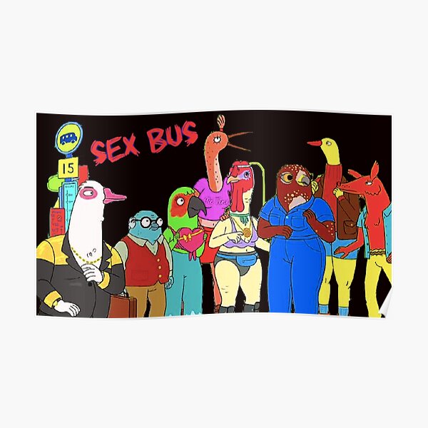 Sex Bus Tuca And Bertie Poster By Promoboy Redbubble 4113